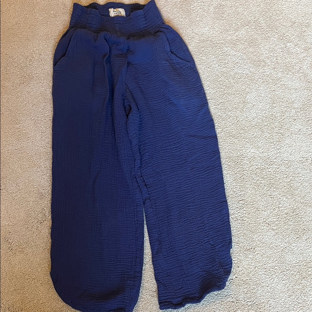 Marine Layer Cali double cloth crop Pants